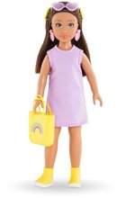 Lalki od 4 roku życia - Lalka Luna Shopping Set Corolle Girls z długimi brązowymi włosami 28 cm 6 akcesoriów od 4 lat_1