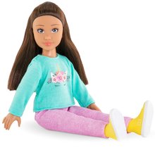 Panenky od 4 let - Panenka Luna Shopping Set Corolle Girls s dlouhými hnědými vlasy 28 cm 6 doplňků od 4 let_0