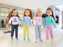 Játékbabák 4 éves kortól - Játékbaba Luna Shopping Set Corolle Girls hosszú barna haj 28 cm 6 kiegészítő 4 évtől_5