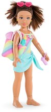 Lutke za djecu od 4 godine - Lutka Luna Beach Set Corolle Girls duge smeđe kose, veličine 28 cm, s 5 dodataka od 4 god_0