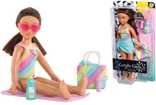 Lalki od 4 roku życia - Lalka Luna at the Beach Set Corolle Girls z długimi brązowymi włosami 28 cm 5 akcesoriów od 4 lat_3