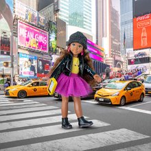 Bábiky od 4 rokov -  NA PREKLAD - Muñeca Mélody New York Fashion Week Set Corolle Girls Con cabello castaño largo 28 cm 4 accesorios desde 4 años_0
