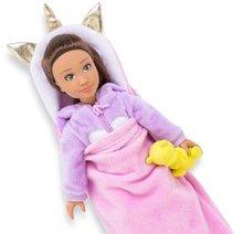 Lutke za djecu od 4 godine - Lutka Luna Pyjama Party Set Corolle Girls duge smeđe kose, veličine 28 cm, sa 7 dodataka od 4 god_2