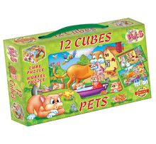 Cuburi cu povești - Cuburi cu poveşti Animale de casă Dohány 12 piese_0