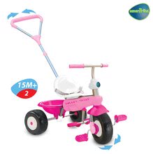 Trojkolky od 10 mesiacov - Trojkolka Cookie smarTrike ružovo-biela od 10 mes_1