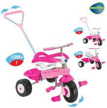 Trojkolky od 10 mesiacov - Trojkolka Cookie smarTrike ružovo-biela od 10 mes_3