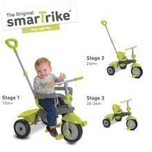 Trojkolky od 10 mesiacov - Trojkolka Breeze Touch Steering 3v1 smarTrike s tlmičom a voľnobehom šedo-zelená od 10 mesiacov_0