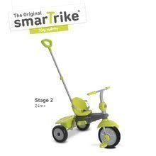 Tricycle à partir de 10 mois - Triporteur Breeze Touch Steering 3v1 smarTrike avec un amortisseur et un jeu libre, gris-vert à partir de 10 mois_2