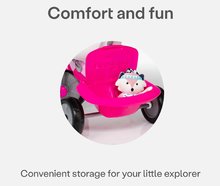 Tricikli za djecu od 10 mjeseci - Tricikl s upravljačkom drškom Lollipop Pink SmarTrike s ublaživačem vibracija i slobodnim hodom ružičasti od 10 mjes_0