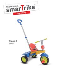 Tricikli za djecu od 10 mjeseci - Trojkolka Breeze TouchSteering s tlmičom a voľnobehom červeno-žltá 10 mesiacov ST6090400 _0