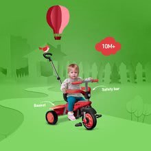 Rowerki trójkołowe od 10 miesiąca - Tricycle Breeze Touch Steering smarTrike czerwono-czarna od 10 miesięcy_0