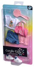 Vêtements pour poupées - Ensemble vêtements Romantic Dressing Room Corolle Girls pour poupée 28 cm, 7 accessoires, dès 4 ans_1