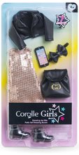 Oblečenie pre bábiky - Súprava oblečenia Party Set Dressing Room Corolle Girls pre 28 cm bábiku 7 doplnkov od 4 rokov_3