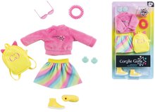 Ubranka dla lalek - Komplet ubrań Neon Dressing Room Corolle Girls dla lalki 28 cm, 7 akcesoriów od 4 lat_2