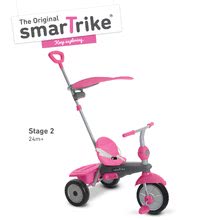 Triciklik 10 hónapos kortól - Tricikli Carnival Pink Touch Steering 3in1 smarTrike rózsaszín-szürke 10 hó-tól_1
