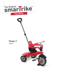 Tricikli za djecu od 10 mjeseci - Tricikl Breeze Plus smarTrike TouchSteering crveno-crni s prigušivačem vibracija i slobodnim kotačem od 10 mjeseci_1