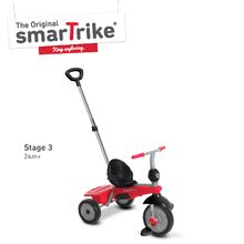 Tricycle à partir de 10 mois - Triporteur Breeze Plus smarTrike TouchSteering Avec un amortisseur et un libre-courant rouge-noir de 10 mois_2