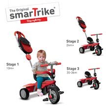 Trikes from 10 months - Breeze GL 3in1 Red Touch Steering smarTrike Tricycle red-black, 10 months and over_1