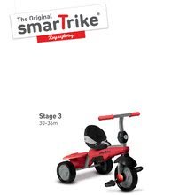 Trikes from 10 months - Breeze GL 3in1 Red Touch Steering smarTrike Tricycle red-black, 10 months and over_3