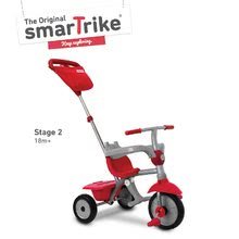 Tricikli za djecu od 10 mjeseci - Tricikl Zip Plus 4u1 smarTrike TouchSteering EVA gumeni kotači crveni od 10 mjeseci_2