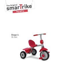 Triciklik 10 hónapos kortól - Tricikli Zip Plus 4in1 TouchSteering smarTrike Eva gumikerekekkel piros 10 hó-tól_0