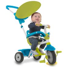 Triciclete de la 10 luni - Tricicletă Zip Blue Plus 4in1 TouchSteering SmarTrike roți din cauciuc EVA  albastră de la 10 luni_1