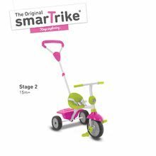 Triciclete de la 10 luni - Tricicletă Zip Plus 4in1 TouchSteering SmarTrike roz cu roți din cauciuc EVA de la 10 luni_2