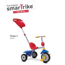 Tricikli za djecu od 10 mjeseci - Tricikl Zip Plus 4in1 smarTrike TouchSteering plavi s EVA gumenim kotačima od 10 mjeseci_3