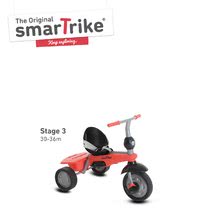 Tříkolky od 10 měsíců - Tříkolka Carnival Touch Steering 3v1 smarTrike červená od 10 měsíců_1