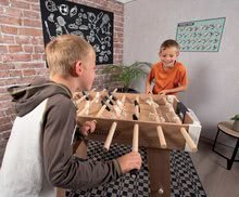 Stolný futbal -  NA PREKLAD - Mesa de fútbol de madera Click&Goal Soccer Table Smoby Plegable y desplegable en 10 minutos con 2 pelotas desde 8 años_1