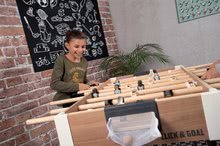 Stolný futbal -  NA PREKLAD - Mesa de fútbol de madera Click&Goal Soccer Table Smoby Plegable y desplegable en 10 minutos con 2 pelotas desde 8 años_0