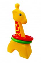 Jucării de sport pentru cei mici - Joc de aruncat cercuri Girafă Écoiffier _0