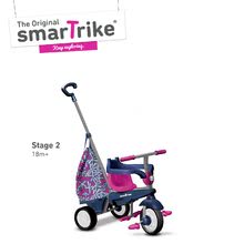 Tricikli za djecu od 10 mjeseci - Trojkolka Groove 4v1 smarTrike TouchSteering ružová s tlmičom a gumené kolesa od 10 mesiacov ST6300500 _1
