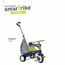 Tricikli za djecu od 10 mjeseci - Tricikl  Groove Touch Steering 4u1 smarTrike s torbom za kupovinu plavo-zeleni od 10 mjeseci_1