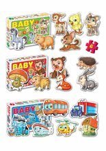 Puzzle pre najmenších - Baby puzzle exotické zvieratká Dohány 6-obrázkové od 24 mes_0
