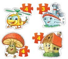 Puzzle pre najmenších - Baby puzzle domáce zvieratká Dohány 6-obrázkové od 24 mes_1