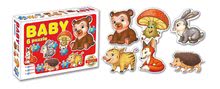 Puzzle pentru copii  - Baby puzzle animalele din pădure Dohány cu 6 imagini de la 24 luni_0