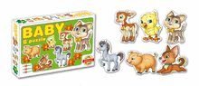 Puzzle pour enfants - Puzzle jeunes animaux Dohány 6 images, dès 24 mois_0