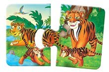 Bébi puzzle - Baby puzzle Duo Szafari Dohány 8 képpel 8x2 részes 24 hó-tól_1