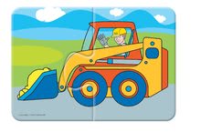 Puzzle pre najmenších -  NA PREKLAD - Puzzle bebé Duo Trabajo Coches Tabaco 8 piezas de 8 imágenes desde 24 meses_2