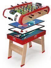 Spielküchensets - Set Restaurant mit elektronischer Küche Chef Corner Restaurant Smoby und Holztischfußball, Billard, Hockey und Tennis_3