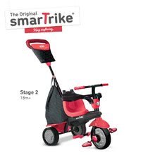 Trojkolky od 10 mesiacov - Trojkolka Glow Touch Steering 4v1 Black&Red smarTrike červeno-čierna od 10 mes_10