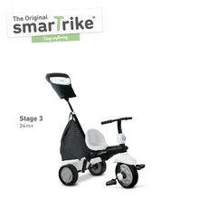 Tricikli za djecu od 10 mjeseci - Tricikl Glow Touch Steering 4u1 Black&White smarTrike crno-bijeli od 10 mjeseci_11