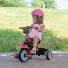 Trojkolky od 10 mesiacov - Trojkolka SWING DLX 4v1 Red TouchSteering smarTrike s tlmičom a voľnobehom + UV filter červeno-čierna od 10 mes_3