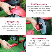 Kinderdreiräder ab 10 Monaten - Dreirad SWING DLX 4in1 Red TouchSteering smarTrike mit Schalldämpfer und Leerlauf + UV-Filter rot-schwarz ab 10 Monaten_1