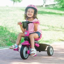 Tricycle à partir de 10 mois - Triporteur SWING DLX 4v1 Rose TouchSteering smarTrike Avec un amortisseur et un libre-cours + filtre UV rose de 10 mois_2