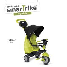 Tricikli za djecu od 10 mjeseci - Tricikl Deluxe Green Touch Steering 4u1 smarTrike zeleno-crni s prigušivačem vibracija i dvama torbama od 10 mjeseci_2