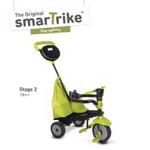 Tricikli za djecu od 10 mjeseci - Tricikl Deluxe Green Touch Steering 4u1 smarTrike zeleno-crni s prigušivačem vibracija i dvama torbama od 10 mjeseci_3