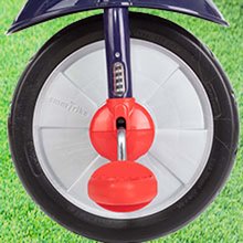 Tricikli od 10. meseca - Tricikel Swirl DLX 4v1 Blue&Red smarTrike Touch Steering z amortizerjem in prostim tekom + UV filter modro-rdeč od 10 mes_5