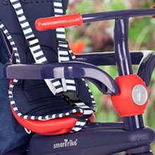 Tricicli dai 10 mesi - Triciclo Swirl DLX 4v1 Blue&Red smarTrike Touch Steering con ammortizzatore e ruota folle + filtro UV blu-rosso a partire da 10 mesi_7